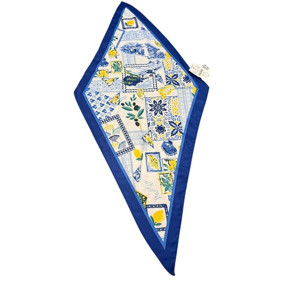 NWT J.Crew Yellow & Blue Bandana – One Size - Picture 2 of 7